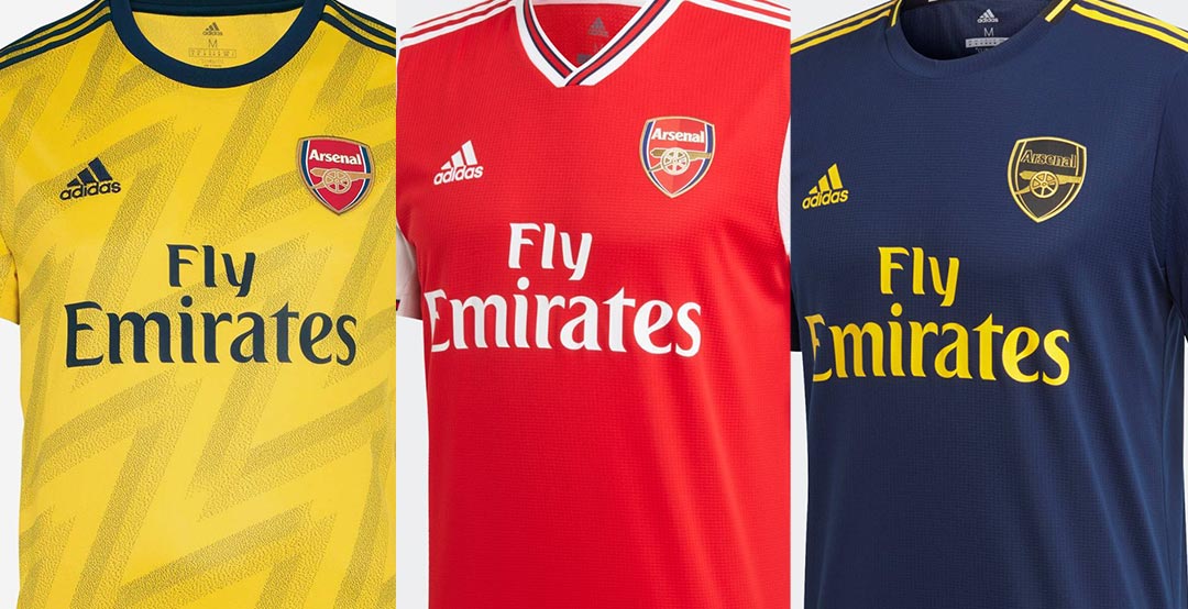 Best Set Of The Season? Adidas Arsenal 19-20 Home, Away & Third ... Best Set Of The Season? Adidas Arsenal 19-20 Home, Away & Third ...